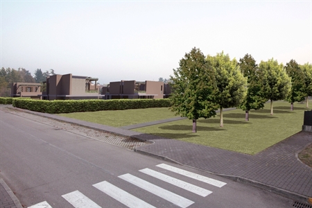 Vista del progetto dalla strada